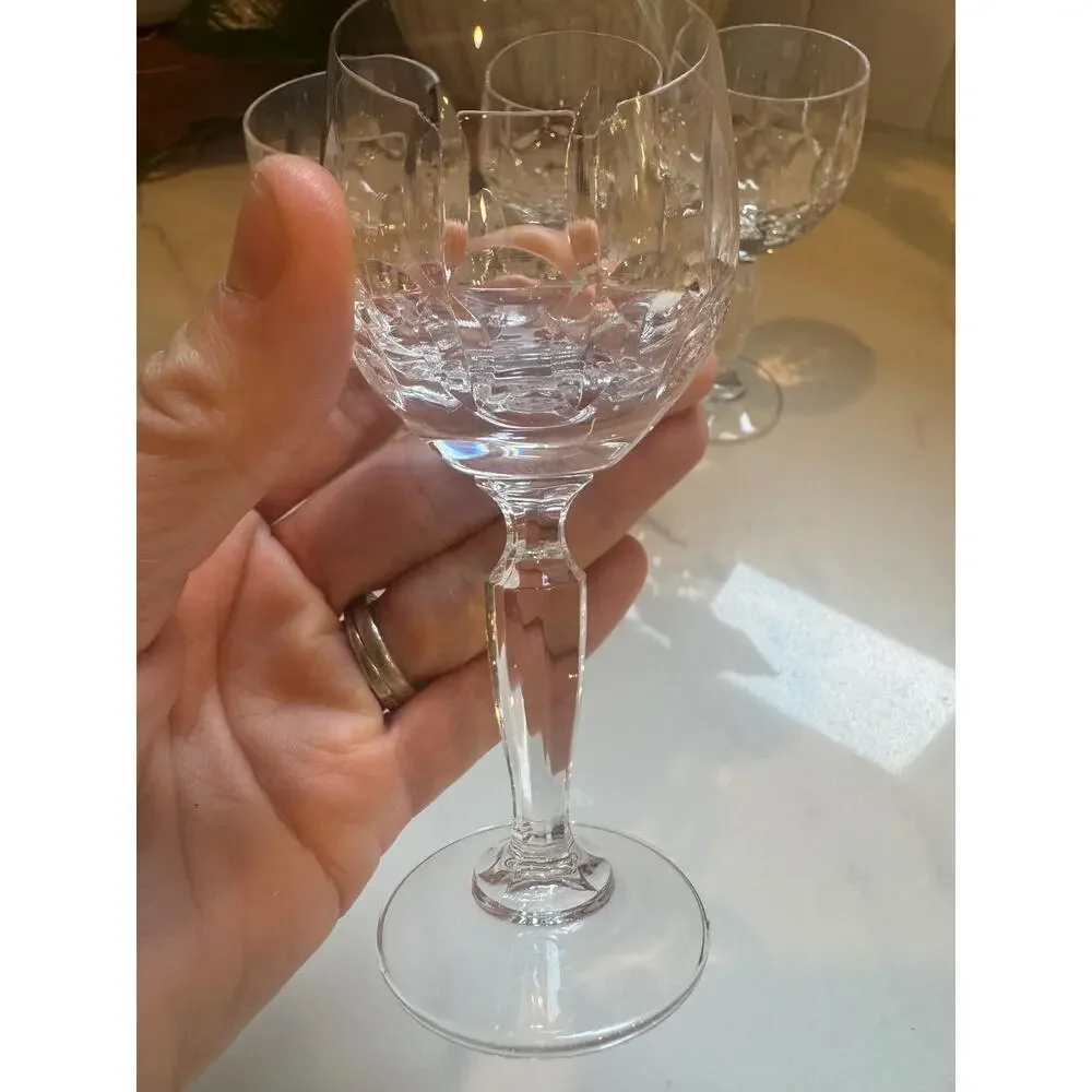 Vintage Set of 4 Waterford Crystal “Sheila” Cordial Liquor Glasses